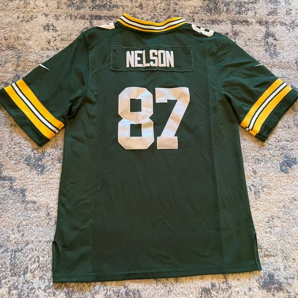 NFL | Green Bay Packers Jersey Nelson 87 Youth Large 14/16 Shirt Football Team - Picture 8 of 8